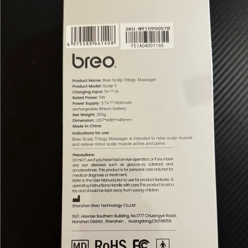 Breo Scalp 3 Massaging Brush - Picture 2 of 5